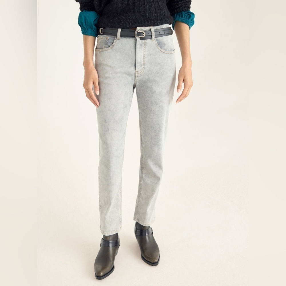 Cotélac Stretch Slim Jeans Vintage Cut 90’s Jeans Light Gray Size 2/US 8 NEW